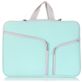 Mobigear Double Zipper Neopreen Laptop Sleeve 12 inch Laptop hoes - Groen