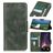 Mobigear Classy Samsung Galaxy S22 Ultra Hoesje Bookcase Portemonnee - Groen