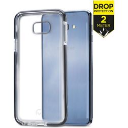 Mobilize Shatterproof Samsung Galaxy J4 Plus Hoesje Hardcase Backcover Shockproof - Transparant / Zwart