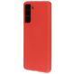 Mobiparts Samsung Galaxy S21 Siliconen Hoesje Backcover - Scarlet Red