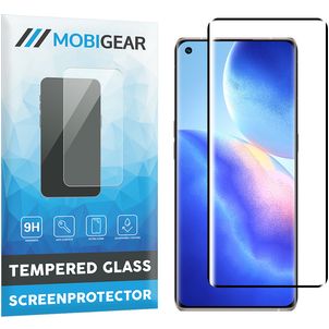 Mobigear Premium OPPO Find X3 Neo Glazen Screenprotector - Case Friendly - Zwart