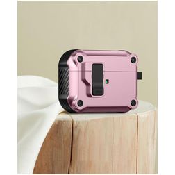 Mobigear Armor Clip Apple AirPods Pro 3 Hoesje - Roze