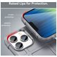 Mobigear Rugged Shield iPhone 14 Pro Max Hoesje Flexibel TPU Backcover Shockproof - Grijs