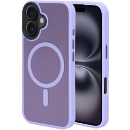 Mobiparts Hardcover iPhone 16 MagSafe Hoesje Hardcase Backcover - Satin Lila