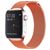 Mobigear Loop Milanese Apple Watch Bandje Magneetsluiting - 49/46/45/44 mm - Oranje