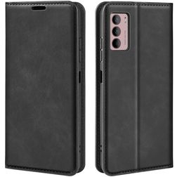 Mobigear Retro Slim Motorola Moto G42 Hoesje Bookcase Portemonnee - Zwart