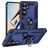 Mobigear Armor ring Samsung Galaxy S26 Hoesje Hardcase Backcover Shockproof met Ringhouder - Blauw