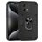 Mobigear Armor Ring Motorola Moto G84 Hoesje Hardcase Backcover Shockproof met Ringhouder - Zwart