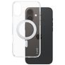 CARE by PanzerGlass Feature Case iPhone 16 Plus MagSafe Hoesje Hardcase Backcover - Transparant / Zilver