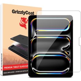 GrizzlyCoat Magic Applicator iPad 11 (2025) Glazen Screenprotector - Case Friendly + Installatie Frame