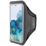 Mobiparts Comfort Fit Telefoonhouder Hardlopen Samsung Galaxy S20 Sport Hoesje Neopreen Sportarmband - Zwart