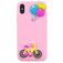 Mobigear Design iPhone XS Max Hoesje Flexibel TPU Backcover - Ballon