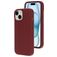 Mobiparts iPhone 15 Siliconen Hoesje Backcover - Plum Red