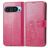 Mobigear Clover Google Pixel 10 Hoesje Bookcase Portemonnee - Magenta