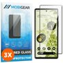 Mobigear Premium Google Pixel 6a Glazen Screenprotector - Case Friendly - Zwart (3-Pack)