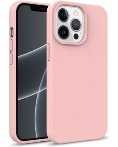 Mobigear Bio iPhone 13 Hoesje Eco Friendly Backcover - Roze