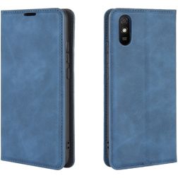 Mobigear Retro Slim Xiaomi Redmi 9A Hoesje Bookcase Portemonnee - Blauw
