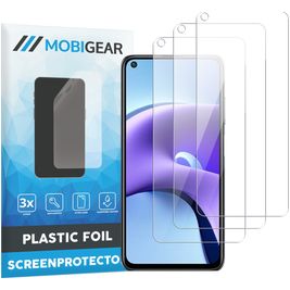 Mobigear Xiaomi Redmi Note 9T Screenprotector Folie - Case Friendly (3-Pack)
