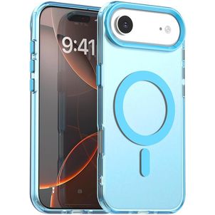 Mobigear Shockproof iPhone Air MagSafe Hoesje Hardcase Backcover - Blauw