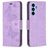 Mobigear Butterfly Samsung Galaxy A54 Hoesje Bookcase Portemonnee - Paars
