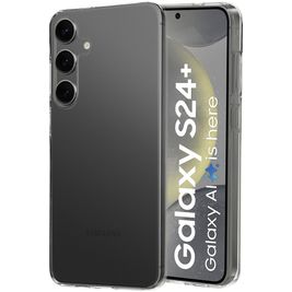 Mobiparts Classic Doorzichtig Samsung Galaxy S24 Plus Hoesje Flexibel TPU Backcover - Transparant