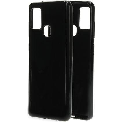 Mobiparts Classic Samsung Galaxy A21s Hoesje Flexibel TPU Backcover - Zwart