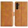 Mobigear Slim Magnet Samsung Galaxy M15 Hoesje Bookcase Portemonnee - Geel