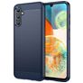 Mobigear Brushed Slim Samsung Galaxy A14 Hoesje Flexibel TPU Backcover - Blauw