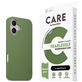 CARE by PanzerGlass Fashionable iPhone 16 Siliconen MagSafe Hoesje Backcover - Groen