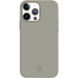 Valenta Snap Luxe iPhone 13 Pro Max Hoesje Echt Leer Backcover - Grijs