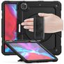 Mobigear SureGrip Xtreme iPad Pro 13 Inch (2024) Hoes Hard Kunststof,Siliconen Backcover + Stylus Houder + Schouderband + Standaard - Zwart