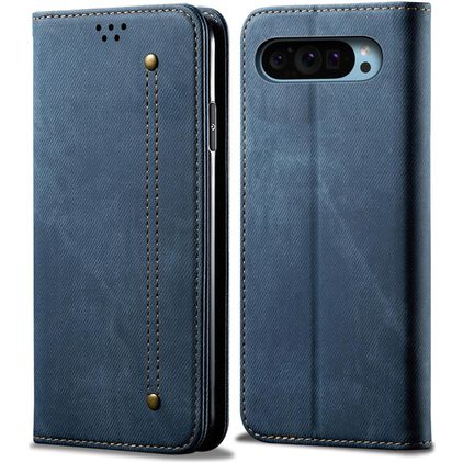 Mobigear Ranch Google Pixel 9 Hoesje Bookcase Portemonnee - Blauw