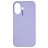 Nudient Base iPhone 16 Plus Siliconen Hoesje Backcover - Soft Purple