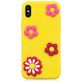 Mobigear Design iPhone XS Max Hoesje Flexibel TPU Backcover - Madeliefje