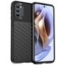 Mobigear Groove Motorola Moto G31 Hoesje Flexibel TPU Backcover - Zwart