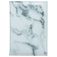 Mobigear Marble Hard Kunststof Paspoort Hoesje - Wit