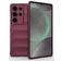 Mobigear Bumpy Samsung Galaxy S25 Ultra Hoesje Flexibel TPU Backcover - Rood