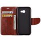 Mobigear Flowers Samsung Galaxy A5 (2017) Hoesje Bookcase Portemonnee - Bruin