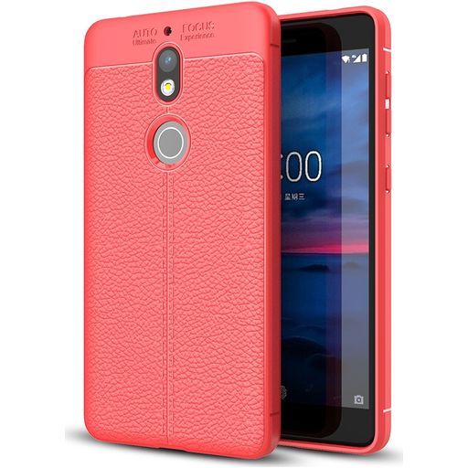 Mobigear Luxury Nokia 7 Hoesje Flexibel TPU Backcover - Rood