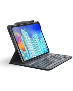 ZAGG Messenger Folio 2 iPad 11 (2025) Hoes QWERTY Bluetooth Toetsenbord Bookcase - Zwart