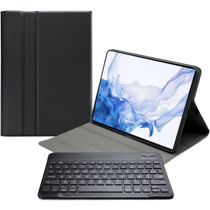 Mobilize Detachable Bluetooth Keyboard Samsung Galaxy Tab S7 Plus Hoes AZERTY Toetsenbord Bookcase - Zwart