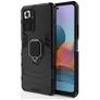 Mobigear Armor Ring Xiaomi Redmi Note 10 Pro Hoesje Hardcase Backcover Shockproof met Ringhouder - Zwart