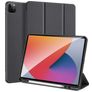 Dux Ducis Domo iPad Pro 12.9 Inch (2022) Hoes Bookcase + Stylus Houder - Zwart