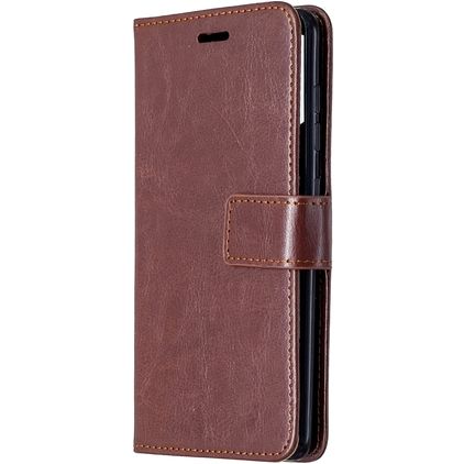 Mobigear Wallet Samsung Galaxy A41 Hoesje Bookcase Portemonnee - Bruin