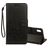 Mobigear Flowers iPhone XR Hoesje Bookcase Portemonnee - Zwart