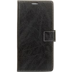 Mobigear Basic OPPO A7 Hoesje Bookcase Portemonnee - Zwart