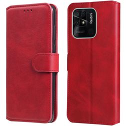 Mobigear Wallet Xiaomi Redmi 10C Hoesje Bookcase Portemonnee - Rood