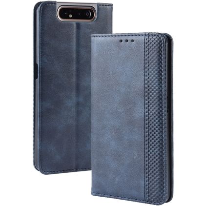 Mobigear Sensation Samsung Galaxy A80 Hoesje Bookcase Portemonnee - Blauw