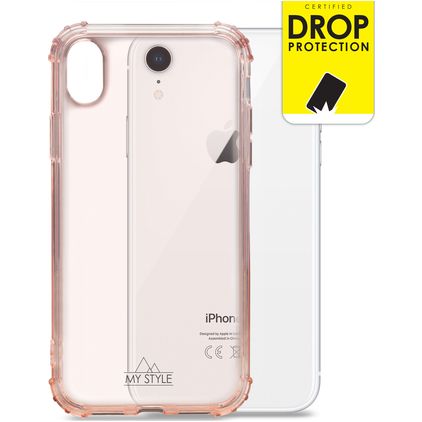 My Style Protective Flex iPhone XR Hoesje Flexibel TPU Backcover Shockproof - Soft Pink