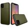 Mobigear Card iPhone 11 Pro Hoesje Hardcase Backcover Shockproof met Pasjeshouder - Legergroen
